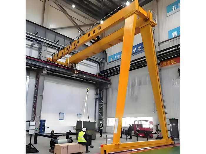 半龙门桥式起重机
