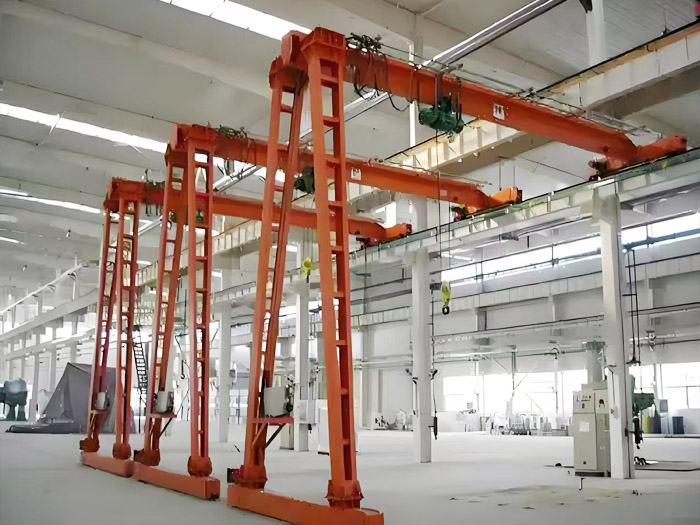 半龙门桥式起重机